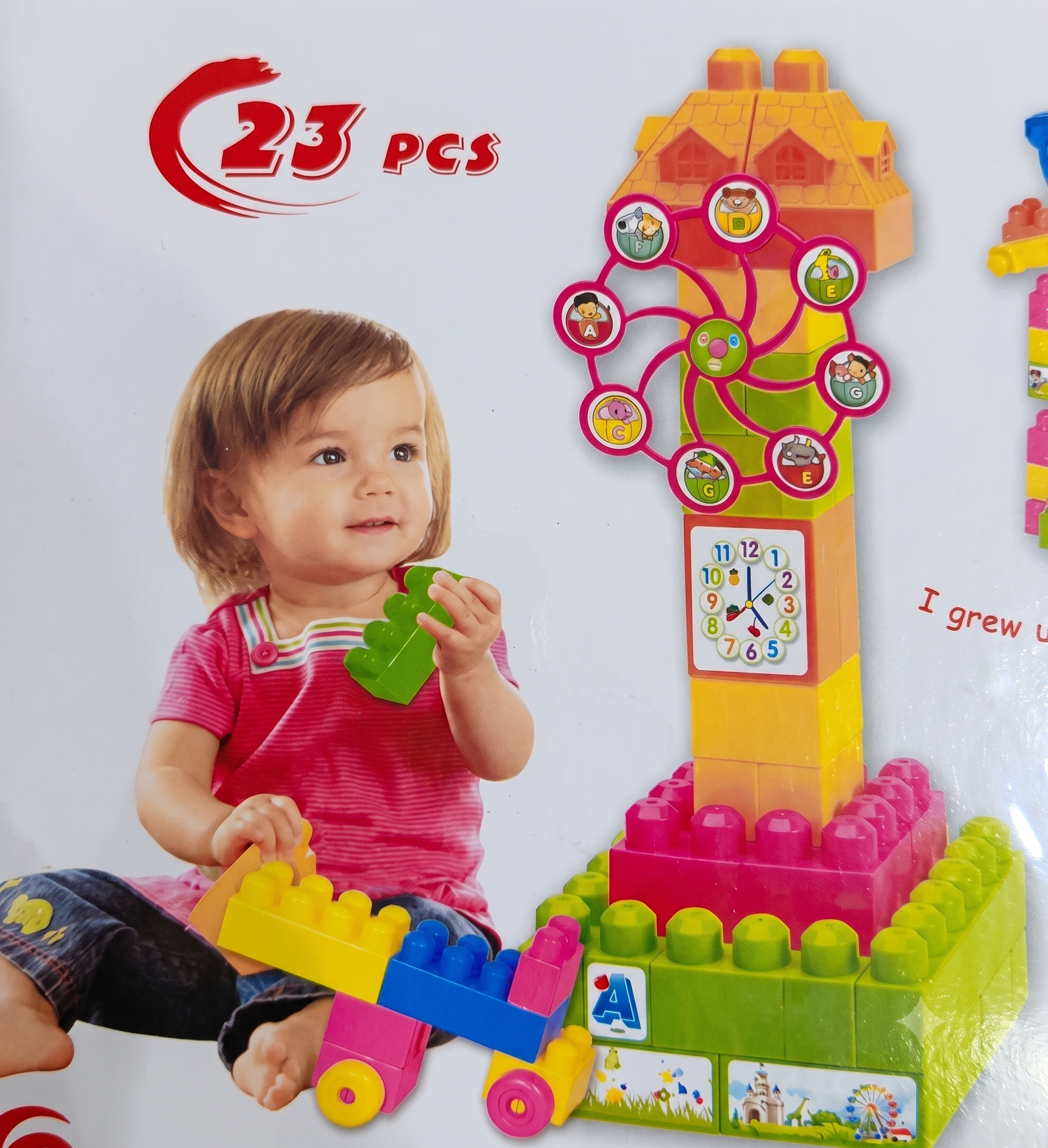 23-Piece Kids Building Blocks